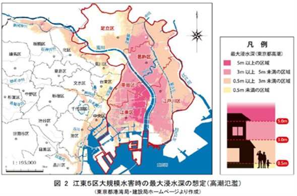 洪水想定図